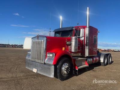 2018 Kenworth W900 6x4 T/A Sleeper Truck Tractor