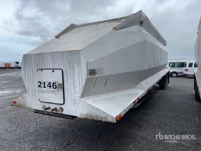 2001 Marquez 38 ft T/A Aluminum Remorque à benne centrale