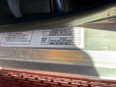 2009 Peterbilt 388 8x4 Tri/A Dump Truck