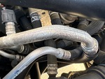 Engine with A/C Compressor