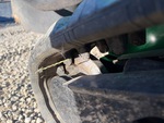 Rubber Track Undercarriage with Front Idler Wear