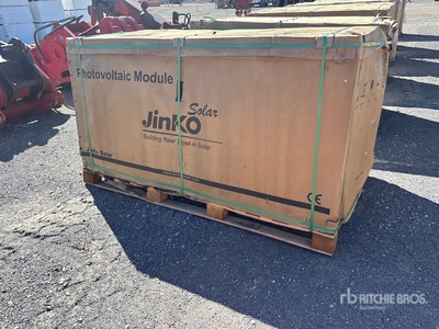Quantity of (27) Crates of Jinko Solar 395W Bifacial Solar Panels (Unused)
