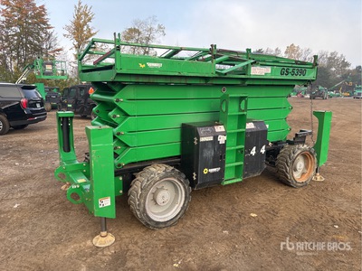 2016 Genie GS-5390RT Dual Fuel 4x4 Scissor Lift