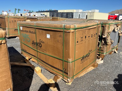 Quantity of (27) Crates of Jinko Solar 395W Bifacial Solar Panels (Unused)