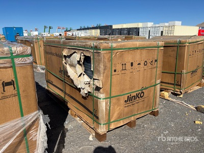 Quantity of (27) Crates of Jinko Solar 395W Bifacial Solar Panels (Unused)