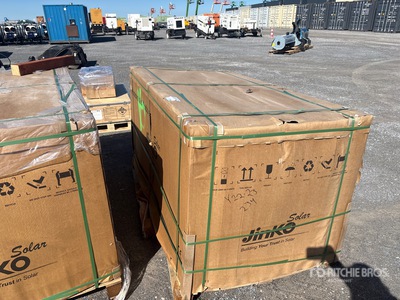 Quantity of (27) Jinko Solar 395W Bifacial Solar Panels (Unused)
