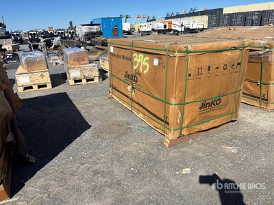 Quantity of (27) Jinko Solar 395W Bifacial Solar Panels (Unused)
