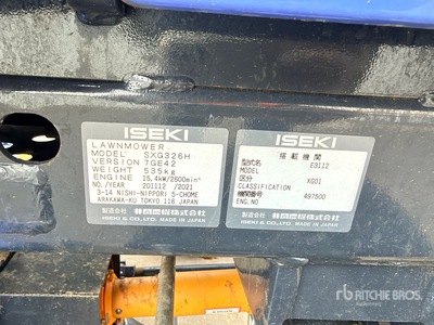 2021 Izeki SXG32H Tracteur Tondeuse Lawn Mower