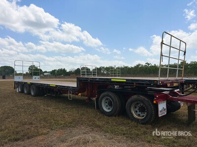 2022 CIMC 13.4 m Tri/A Step Deck Pritsche Anhänger