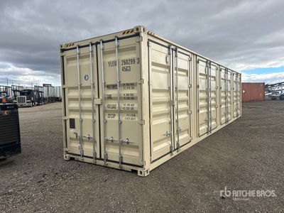 2026 40 ft High Cube Multi-Door Storage Container
