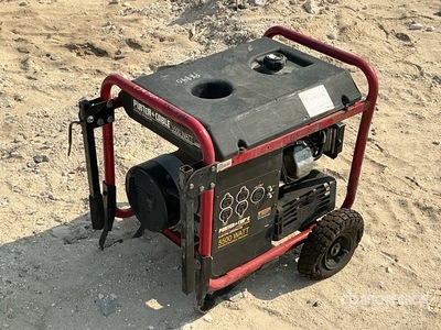 Porter Cable 5.5 kVA Mobile Generator Set (Inoperable)