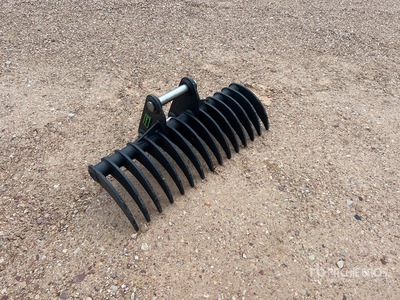 2026 Haener HBR1000-P45A 1000 mm Lifting Râteau de pelleteuse (Unused)