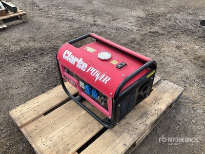 Clarke PG3800A 2.7 kW Skid-Mounted Generator