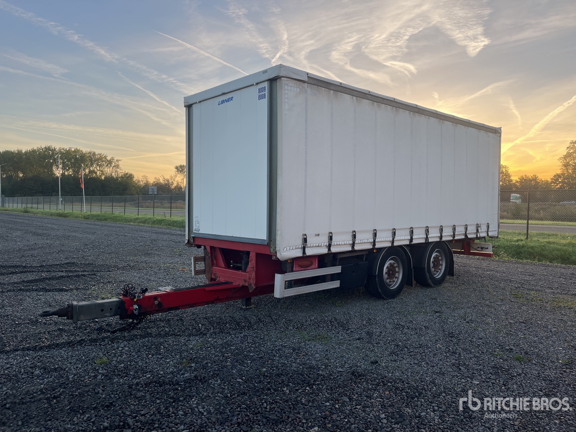 2012 Fruehauf T/A Drawbar Curtain Side Semi-Trailer