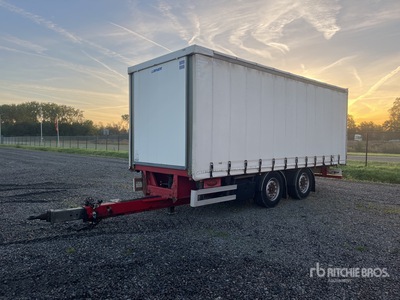 2012 Fruehauf T/A Drawbar Curtain Side Semi-Trailer