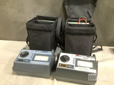 (2) Megger MJ15 Insulation Testers