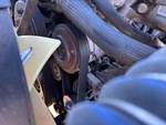 Engine with A/C Compressor