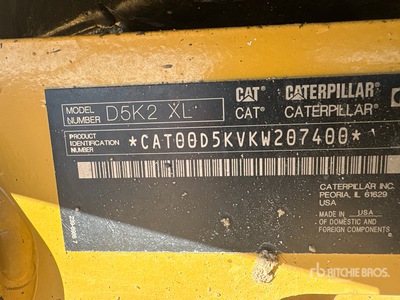 2019 Cat D5K2 XL Spycharka gąsienicowa