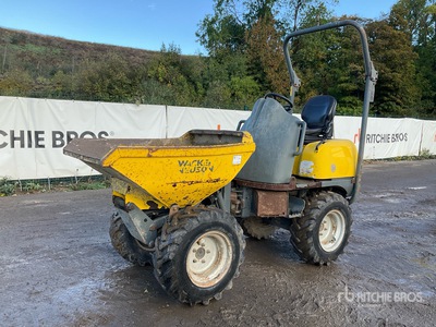 2016 Wacker Neuson 1001 1 ton 4x4 Hi-Tip Dumper
