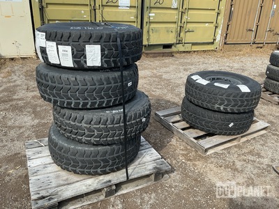 (6) Goodyear Wrangler 37x12.50R16.5LT Tires w/Wheels