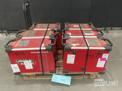 (6) Lincoln Electric Power Wave C300 Multi-Process Welders
