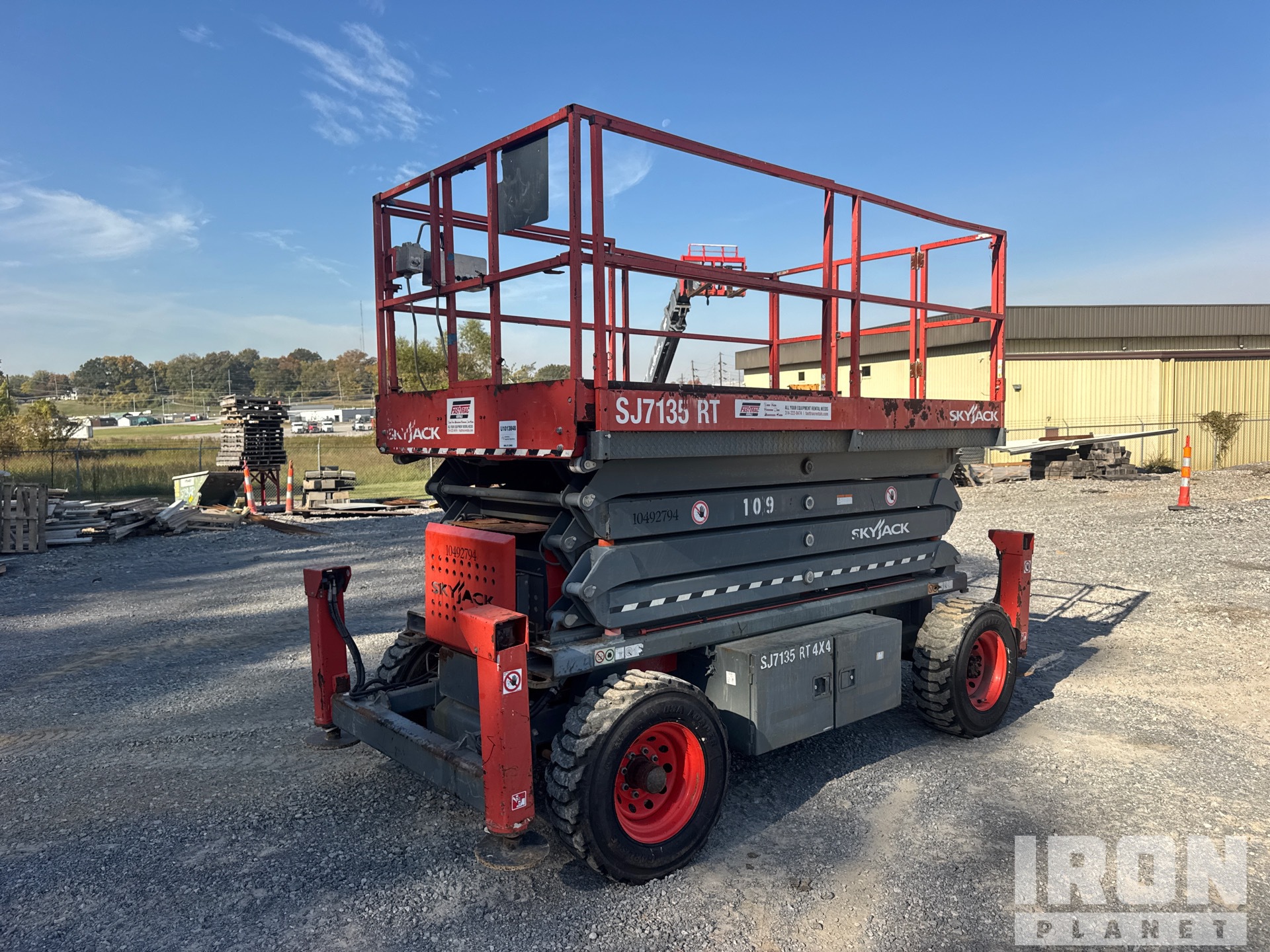 2016 Skyjack SJ7135 Gasoline 4x4 Scissor Lift