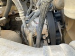 Engine with A/C Compressor