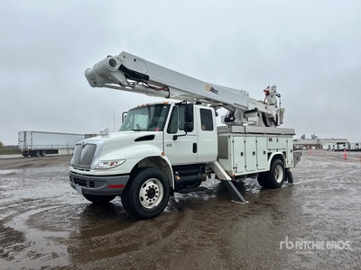 Altec on 2007 International 4400 Deluxe 4x2 Extended Cab Camion Nacelle