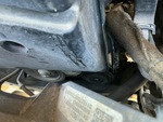 Engine with A/C Compressor