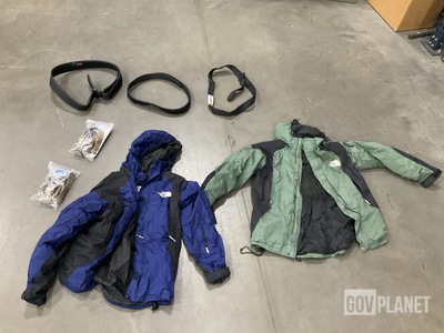 (10) Jackets, (124) 3-Point Combat Assault Slings & Assorted Items