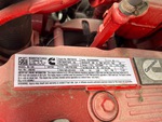 Engine with Emission Label
