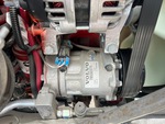 Engine with A/C Compressor