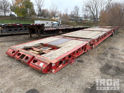 2011 Aspen 70 Ton Scissor Neck Przyczepa ze składaną szyją
