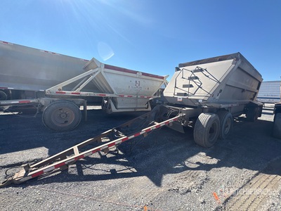 2007 Travis 36 ft Quad/A A-Train Lead Belly Dump Trailer