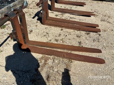 Quantity of (2) Wheel Loader Tines