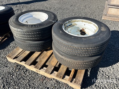 Quantity of (4) 215/75R17.5 Tires