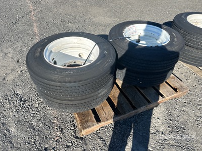 Quantity of (4) 216/75R17.5 Tires