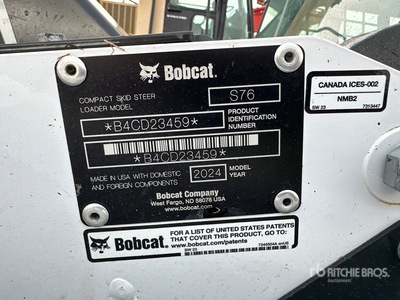 2023 Bobcat S76 Skid Steer Loader