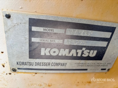 1993 Komatsu WA450-2 Wheel Loader