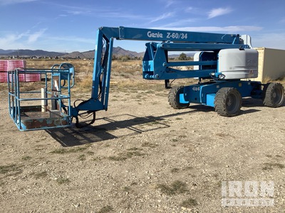 Genie Z-60/34 4WD Dual Fuel Articulating Boom Lift