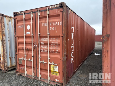 40 ft High Cube Conteneur de stockage