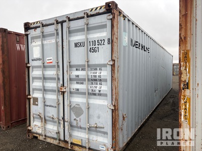 40 ft High Cube Contenedor de almacenamiento