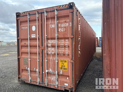40 ft High Cube Contenedor de almacenamiento