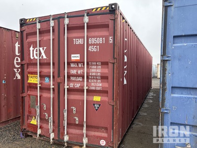 40 ft High Cube Conteneur de stockage