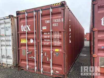 40 ft High Cube Conteneur de stockage