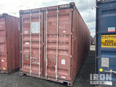 40 ft High Cube Contenedor de almacenamiento