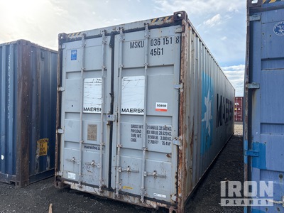 40 ft High Cube Contenedor de almacenamiento