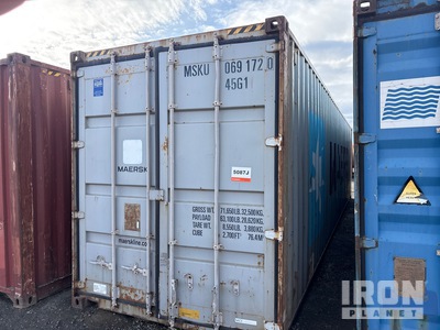 40 ft High Cube Contenedor de almacenamiento