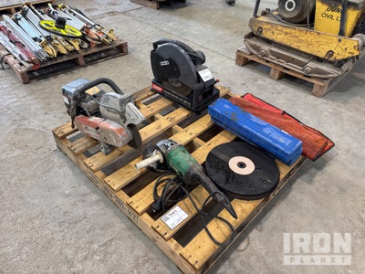 Quantity of (3) Concrete Saw, Drop Saw, Angle Grinder