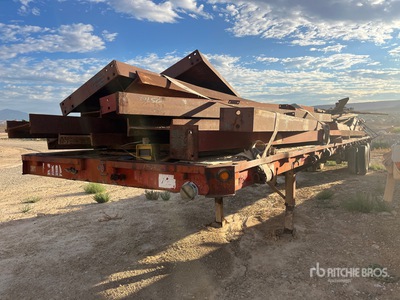 1981 Great Dane 45 ft T/A Remorque à plateau
